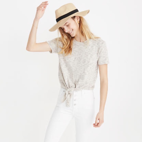 Madewell Tops - Madewell Knot-Front Sweater Tee
